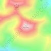 Mapa topográfico Shukule, altitude, relevo