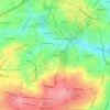 Mapa topográfico Rockbrook, altitude, relevo