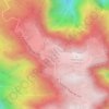 Mapa topográfico Fanal, altitude, relevo