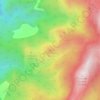 Mapa topográfico Los Arenales, altitude, relevo
