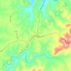Mapa topográfico Campo Alegre, altitude, relevo