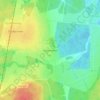 Mapa topográfico Кобринское, altitude, relevo