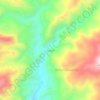 Mapa topográfico Sapan, altitude, relevo