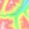 Mapa topográfico Muchac, altitude, relevo