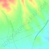 Mapa topográfico Calañas, altitude, relevo