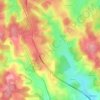 Mapa topográfico Sarrus, altitude, relevo
