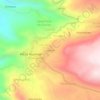 Mapa topográfico Apachita, altitude, relevo