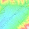 Mapa topográfico Buladeen, altitude, relevo