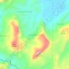 Mapa topográfico Ariang Bontang, altitude, relevo