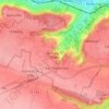 Mapa topográfico Gometz-le-Châtel, altitude, relevo
