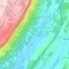 Mapa topográfico Spring Valley, altitude, relevo