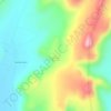 Mapa topográfico Serrotes do Capim, altitude, relevo