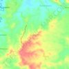 Mapa topográfico Alabidhan, altitude, relevo