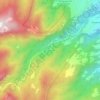Mapa topográfico Sehuaya, altitude, relevo