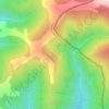 Mapa topográfico Dos Hombres, altitude, relevo