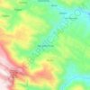 Mapa topográfico San Juan Ixcoy, altitude, relevo