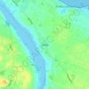 Mapa topográfico Strøby, altitude, relevo