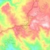 Mapa topográfico Sabanagrande, altitude, relevo