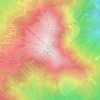 Mapa topográfico Monte Pora, altitude, relevo