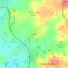 Mapa topográfico Carlton, altitude, relevo