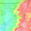 Mapa topográfico Dyrham, altitude, relevo