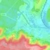 Mapa topográfico Gicourt, altitude, relevo