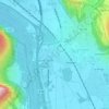 Mapa topográfico Brandegaudière, altitude, relevo