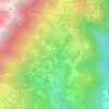 Mapa topográfico Cambrigar, altitude, relevo