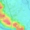 Mapa topográfico Achterberg, altitude, relevo