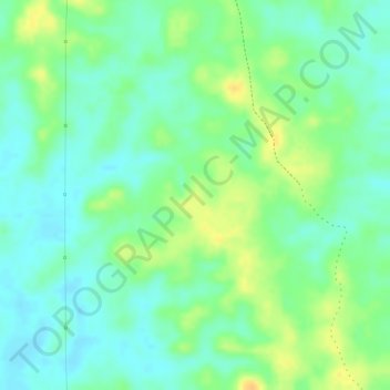 Mapa topográfico Sevilla, altitude, relevo