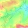 Mapa topográfico Parkend, altitude, relevo