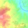 Mapa topográfico Los Frailes, altitude, relevo