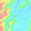 Mapa topográfico Baikingon, altitude, relevo