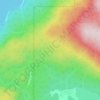 Mapa topográfico Nechako Plateau, altitude, relevo
