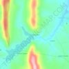 Mapa topográfico Cachoerinha, altitude, relevo