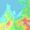Mapa topográfico Depapre, altitude, relevo
