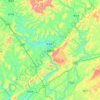 Mapa topográfico 永顺县, altitude, relevo
