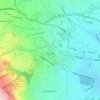 Mapa topográfico Zona 9, altitude, relevo