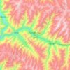 Mapa topográfico Barkam, altitude, relevo