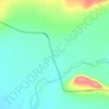 Mapa topográfico Delyankir, altitude, relevo