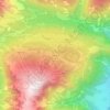 Mapa topográfico Duxeralm, altitude, relevo