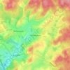 Mapa topográfico Gennevaux, altitude, relevo