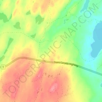 Mapa topográfico Monchy, altitude, relevo