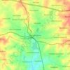 Mapa topográfico Bangarapete, altitude, relevo