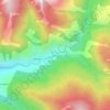 Mapa topográfico Jamroli, altitude, relevo
