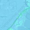 Mapa topográfico Oud-Reeuwijk, altitude, relevo