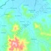 Mapa topográfico Dupax del Sur, altitude, relevo