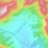 Mapa topográfico Le Villard, altitude, relevo