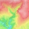 Mapa topográfico Bayehon, altitude, relevo