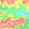 Mapa topográfico Patrimônio Regina, altitude, relevo